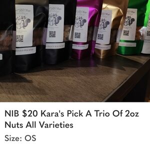 Bundle For Linda ONLY: 2 Sets of Trio of 2oz Nut Varieties Total of 6 X 2oz Bags